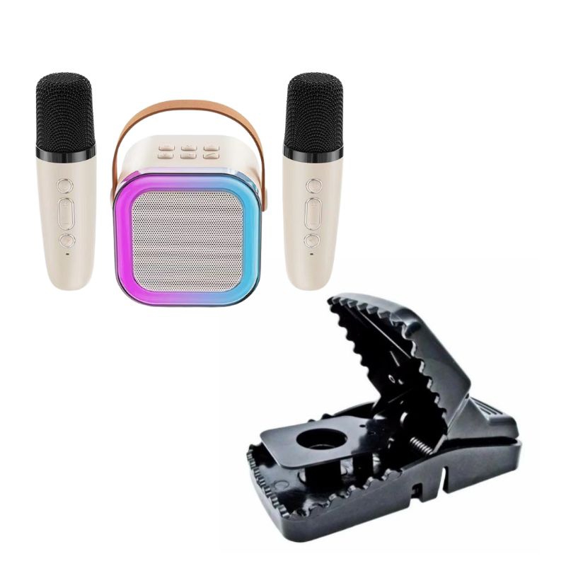 [ BUNDLING ] Speaker Karaoke Bluetooth Salon Mini Portable + ALAT PERANGKAP TIKUS PENJEPIT
