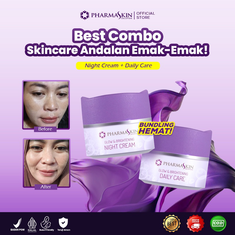 Cream Flek Hitam Membandel Bpom / Pharmaskin Solution / Cream Siang Malam Flek