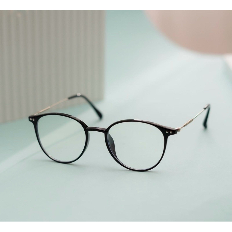 KACAMATA KOREA STYLE BULAT BATANG BESI BISA MINUS CYL PLUS