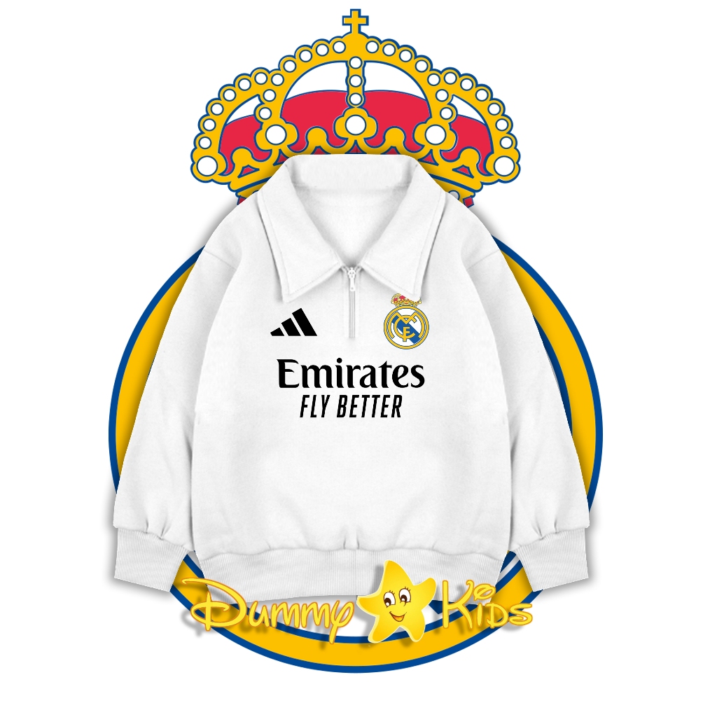 Jaket Rugby Anak Real Madrid / Jaket Sport Anak Jaket Herv Flandin Real Madrid