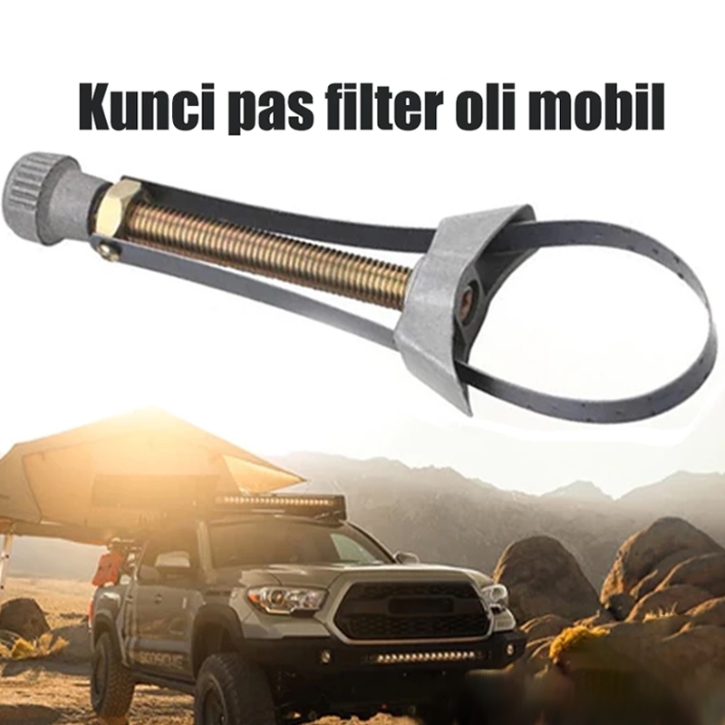 Kunci filter oli/oil filter wrench/alat pembuka kunci filter/oli mobil adjustable