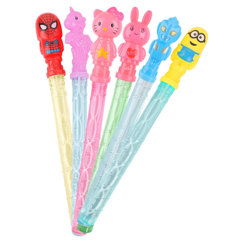 BY Mainan Bubble Gelembung Jumbo Stick Panjang Karakter Sabun Balon Tiup