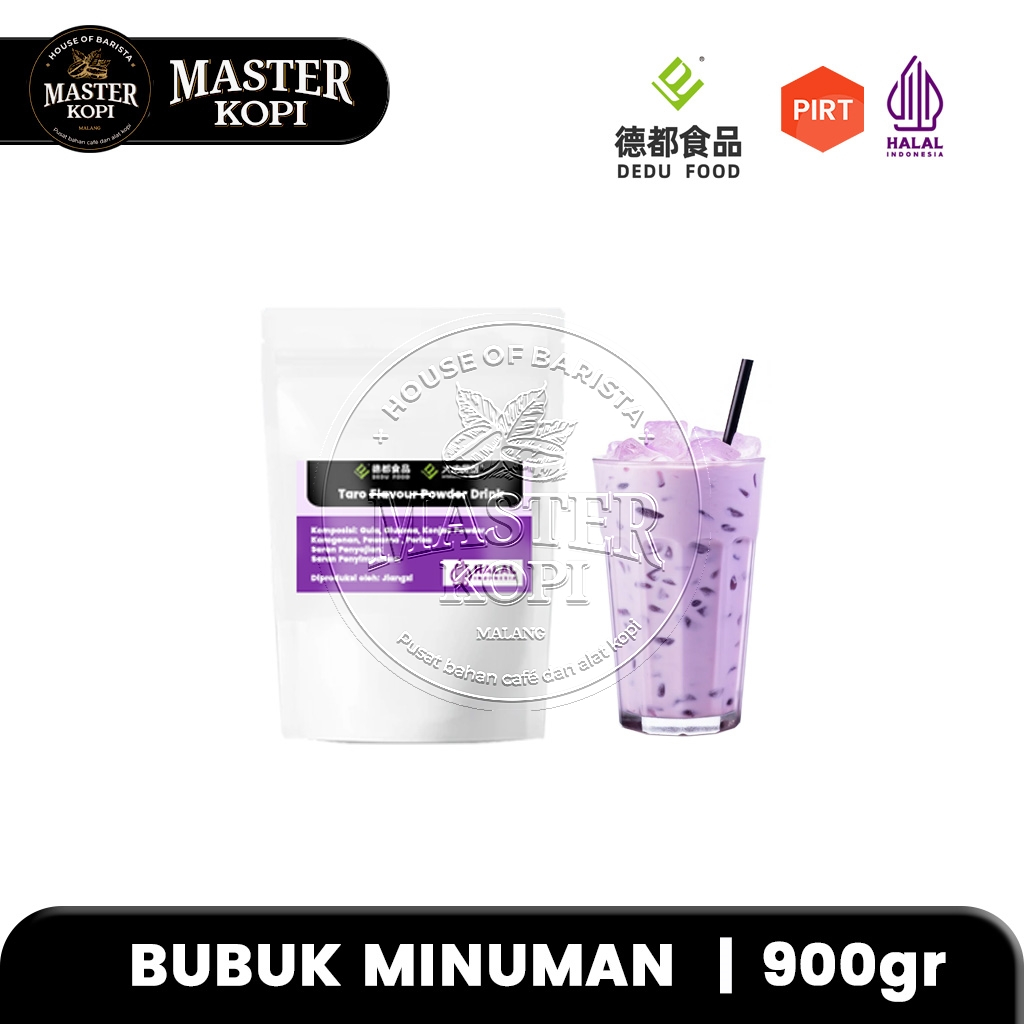

Taro Powder Drink DeduFood Bubuk Minuman Rasa Taro - Pouch 900g