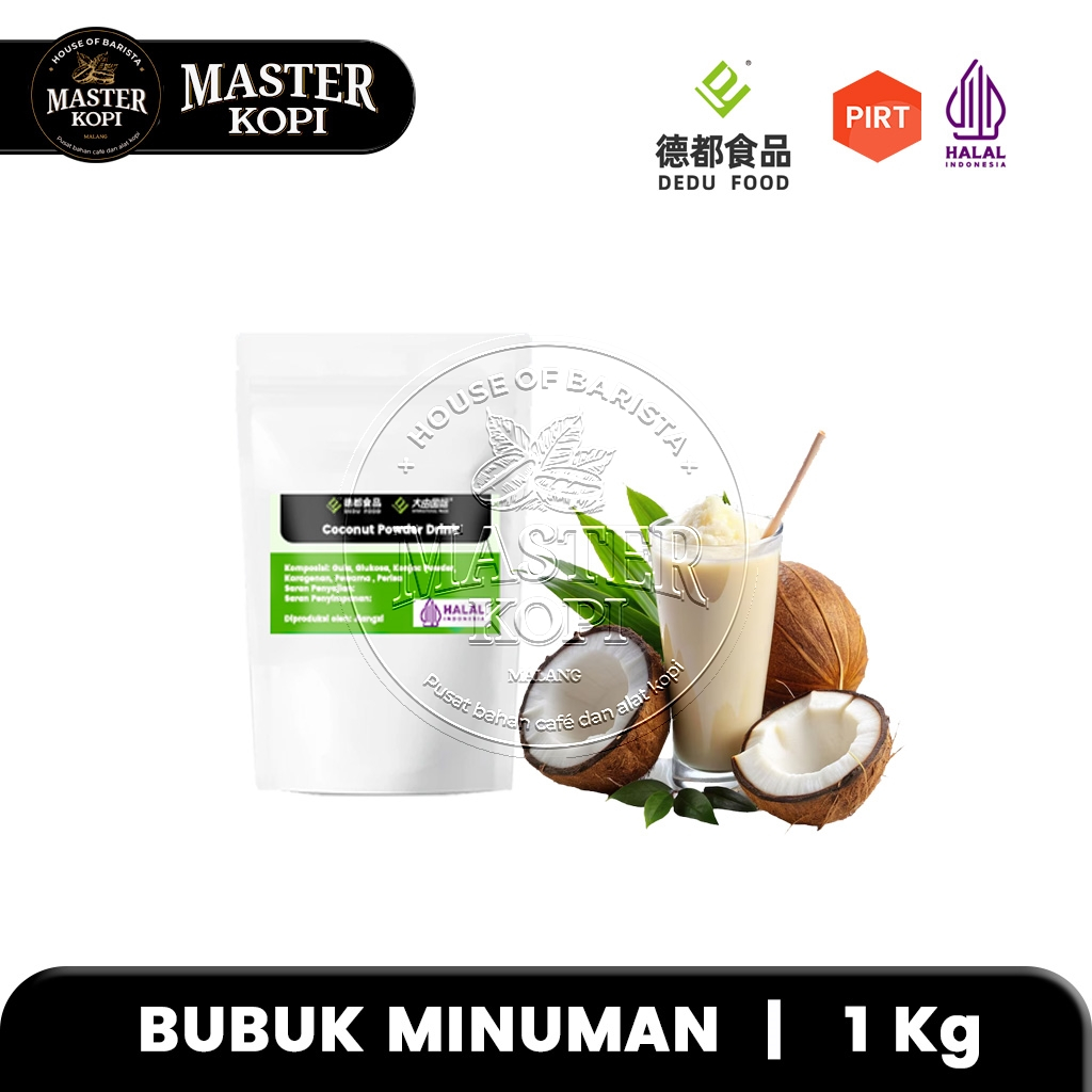 

Coconut Powder Drink DeduFood Bubuk Minuman Rasa Kelapa - Pouch 1kg
