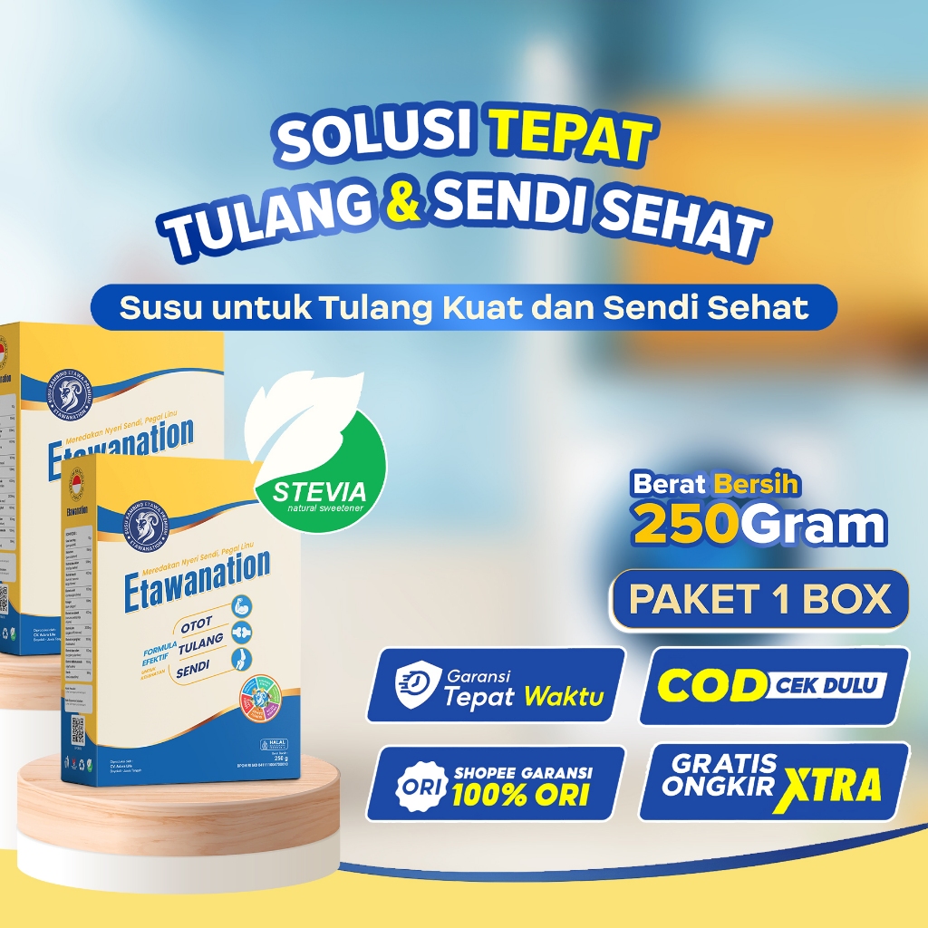 

Susu Etawanation Platinum Susu Etawa Herbal Plus Kolagen Solusi Alami untuk Nyeri Sendi , Pegal Linu, dan Asam Urat