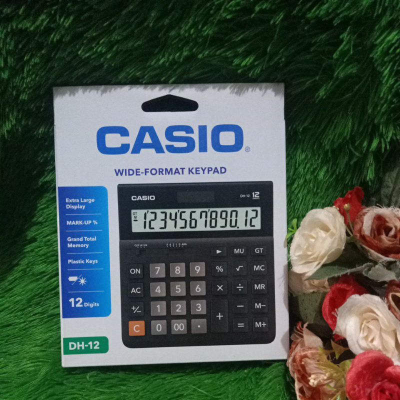 

kalkulator Casio DH-12-bk original murah