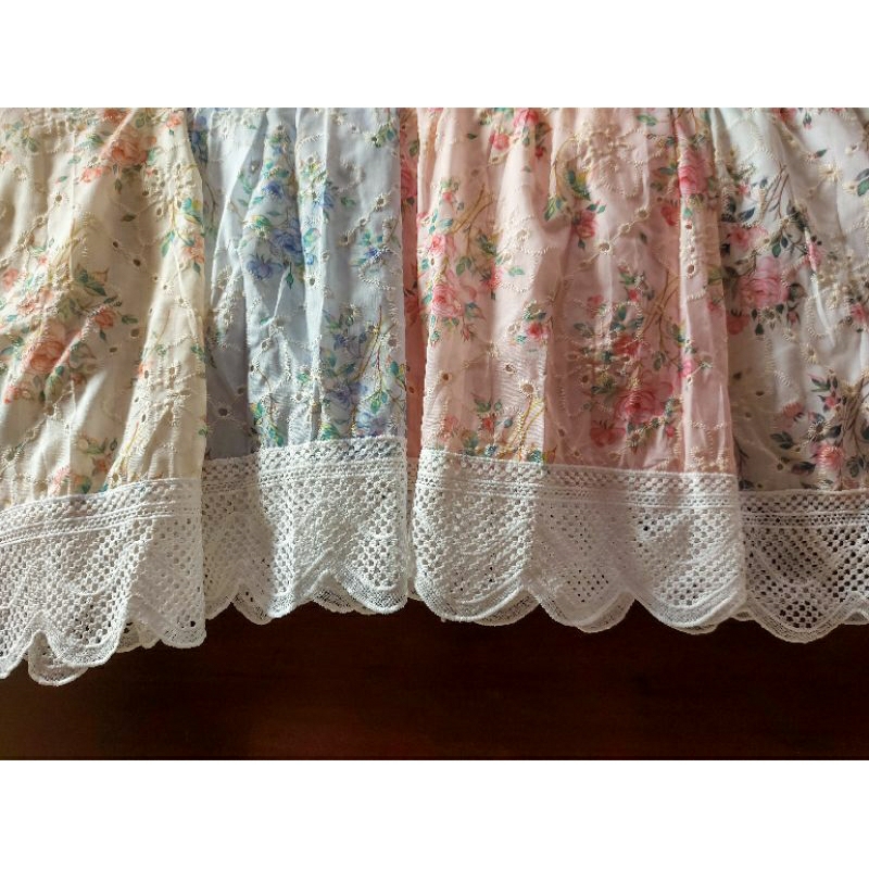 One Set Rok / Set Rok Katbol / Set Rok Katun Bordir / Embroidery Set / Set Rok Lebaran