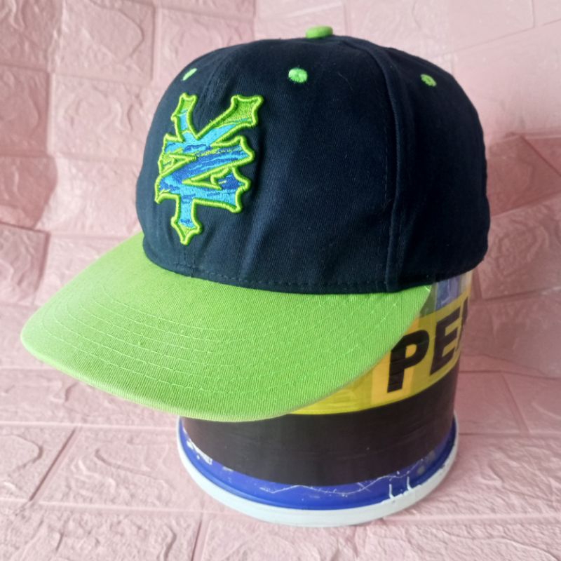 Topi Skateboard Zoo York Hijau Snapback Cap Hat