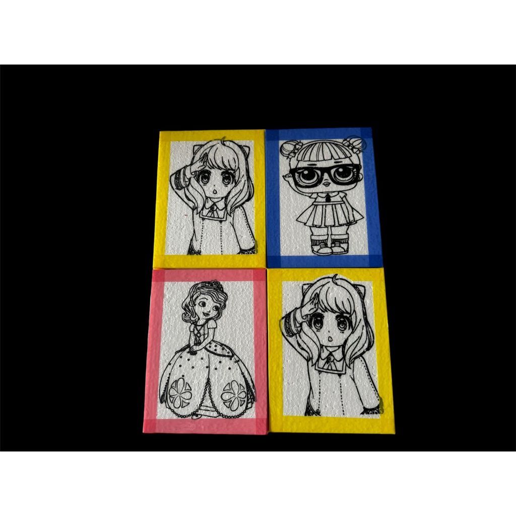 

HLM - (50 pcs) [Lis Lakban] Styrofoam Lukis Uk 20x15x1 cm / Sterofoam Lukis Anak Lis Lakban