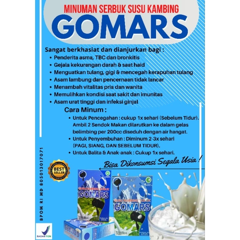 

Gomars Susu Kambing Ettawa