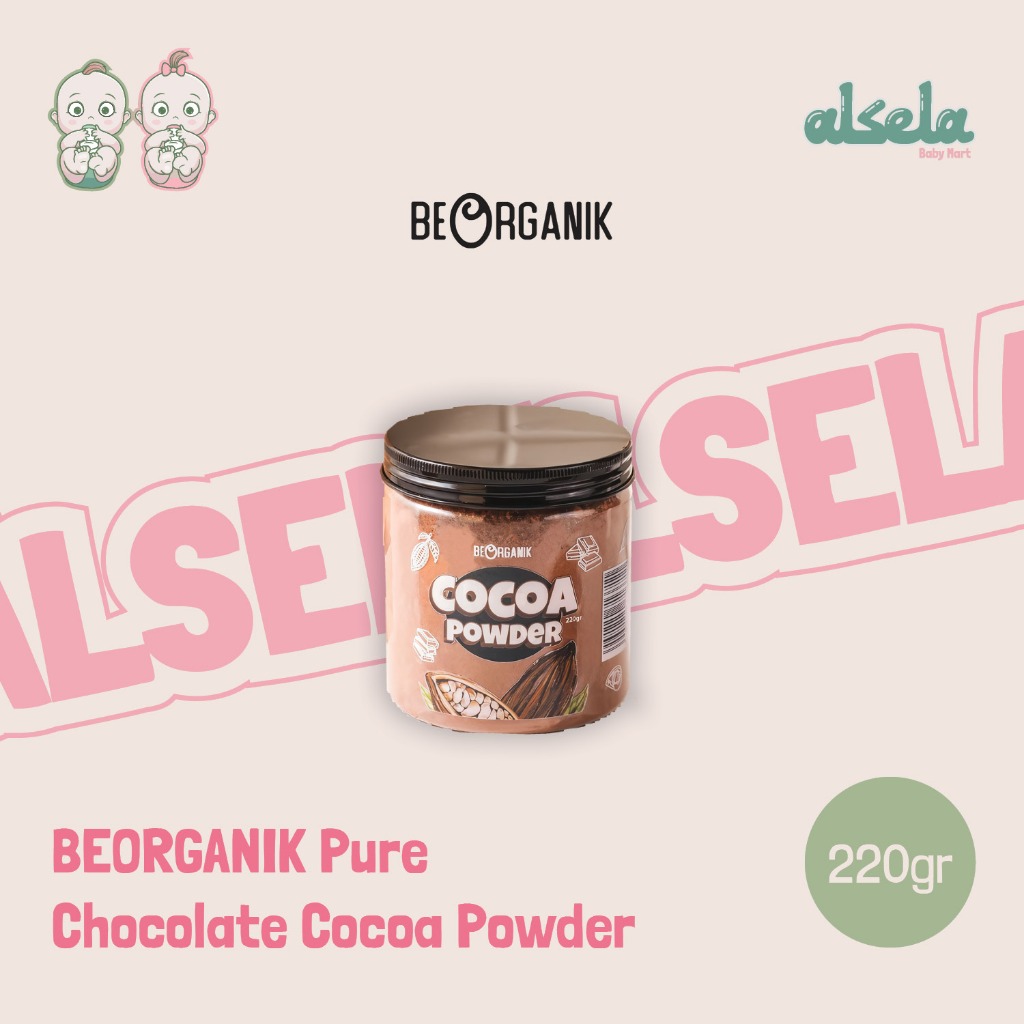 

Beorganik Pure Chocolate Cocoa Powder 220gr Bubuk Coklat 100%