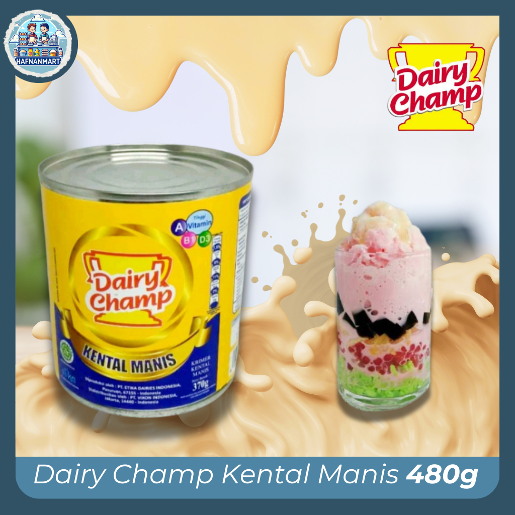 

Dairy Champ Kental Manis Kaleng 480g