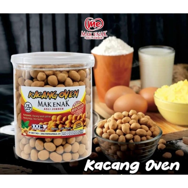 

Kacang Oven Mak Enak Asli Jember 270gram Enak Gurih Renyah