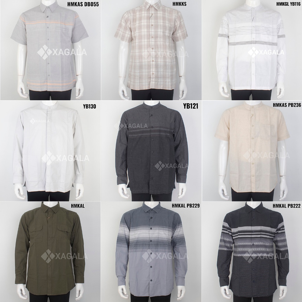 CRESSIDA KEMEJA PRIA DEWASA BAJU KOKO COWOK PENDEK PANJANG