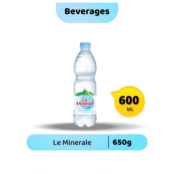 

Le Minerale 600 ml