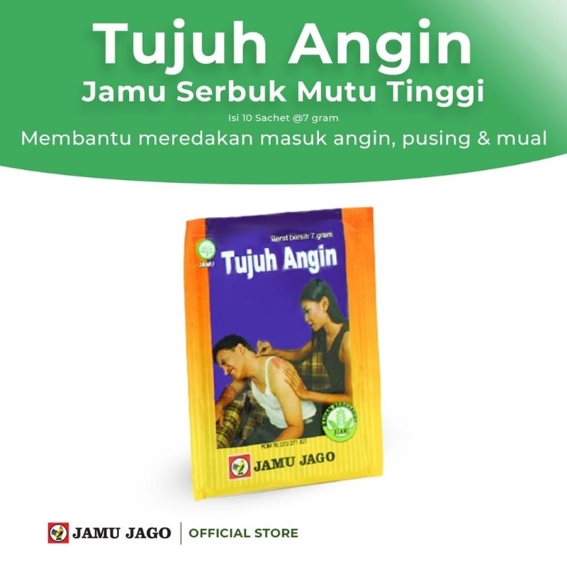 

jamu jago tujuh angin serbuk isi 10 bungkus