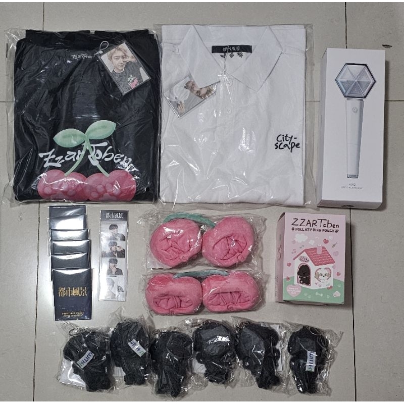 Chanyeol City Scape Concert Seoul MD (Official, Sealed, New) Toben Zzar Doll Boneka Black Out