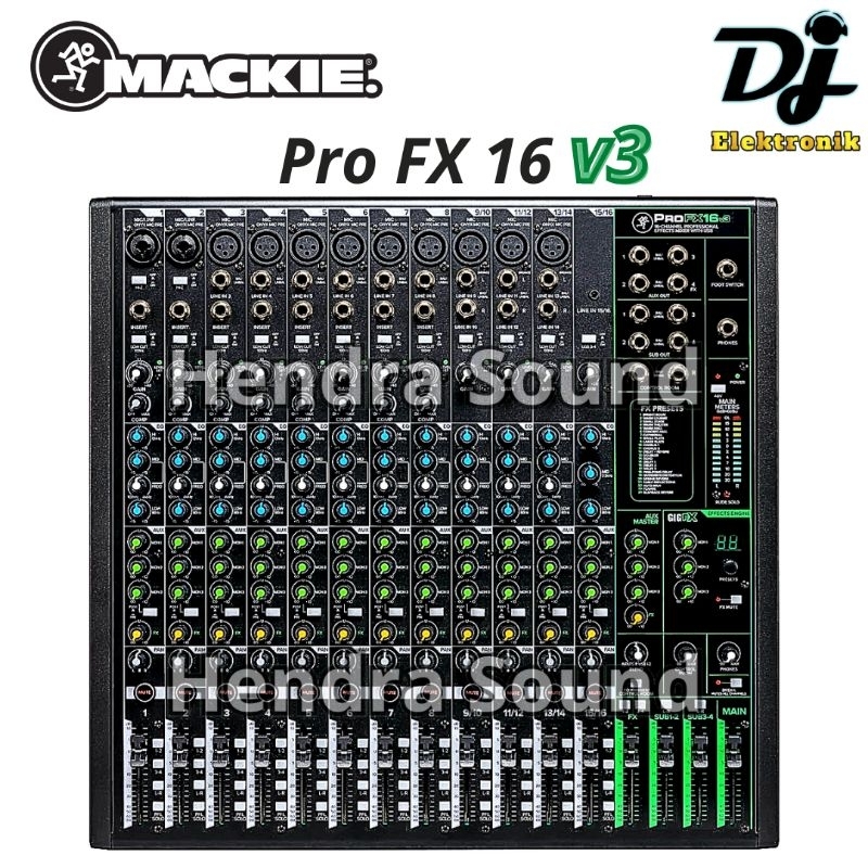 MACKIE ● PRO FX 16 v3 / PRO FX16 v3 - Mixer Analog 16 channel