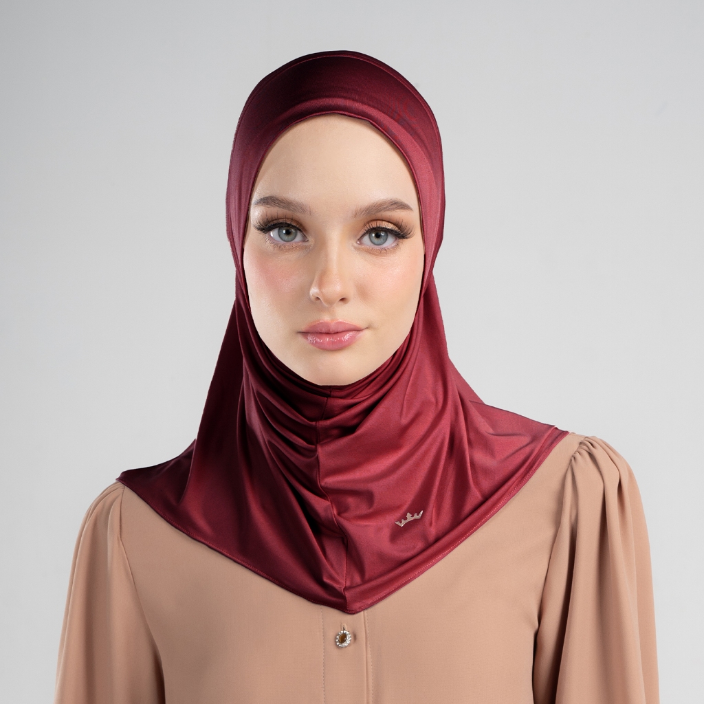 MANDJHA Bergo Ruby Persian Red By IVAN GUNAWAN - Daily Hijab Bergo ORIGINAL MANDJHA