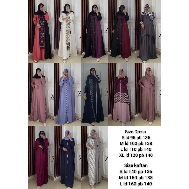 ZAKIYAH KAFTAN //DRESS ORIGINAL ZAKIYAH.KAFTAN