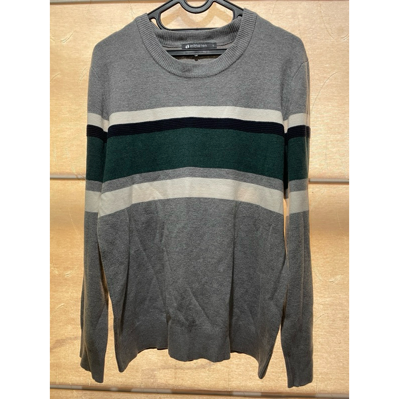 Hangten sweater rajut colorblock