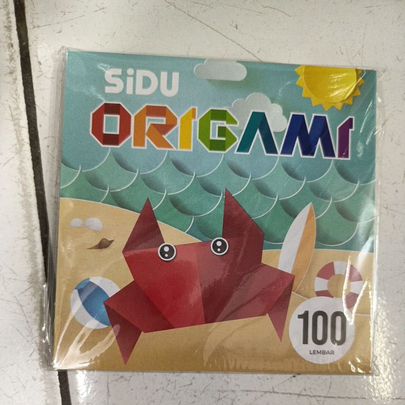 

kertas origami ukuran 14x14 sidu 1 pack isi 100 lembar