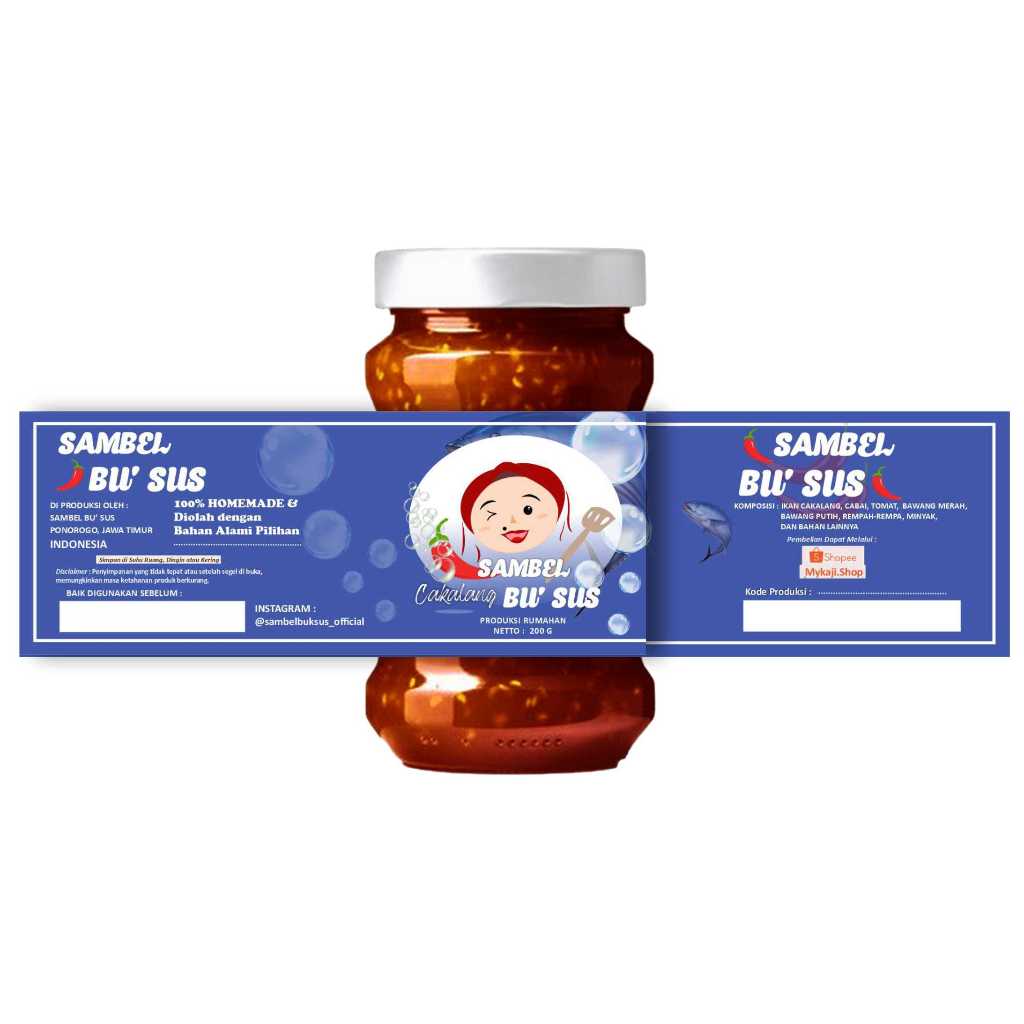 

SAMBEL CAKALANG PREMIUM BU'SUS (JAR GLASS)
