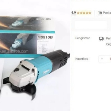 Mesin Gerinda Maktec MT91 MT91A MT 91 Saklar Belakang Gurinda Tangan Saklar Belakang Maktec