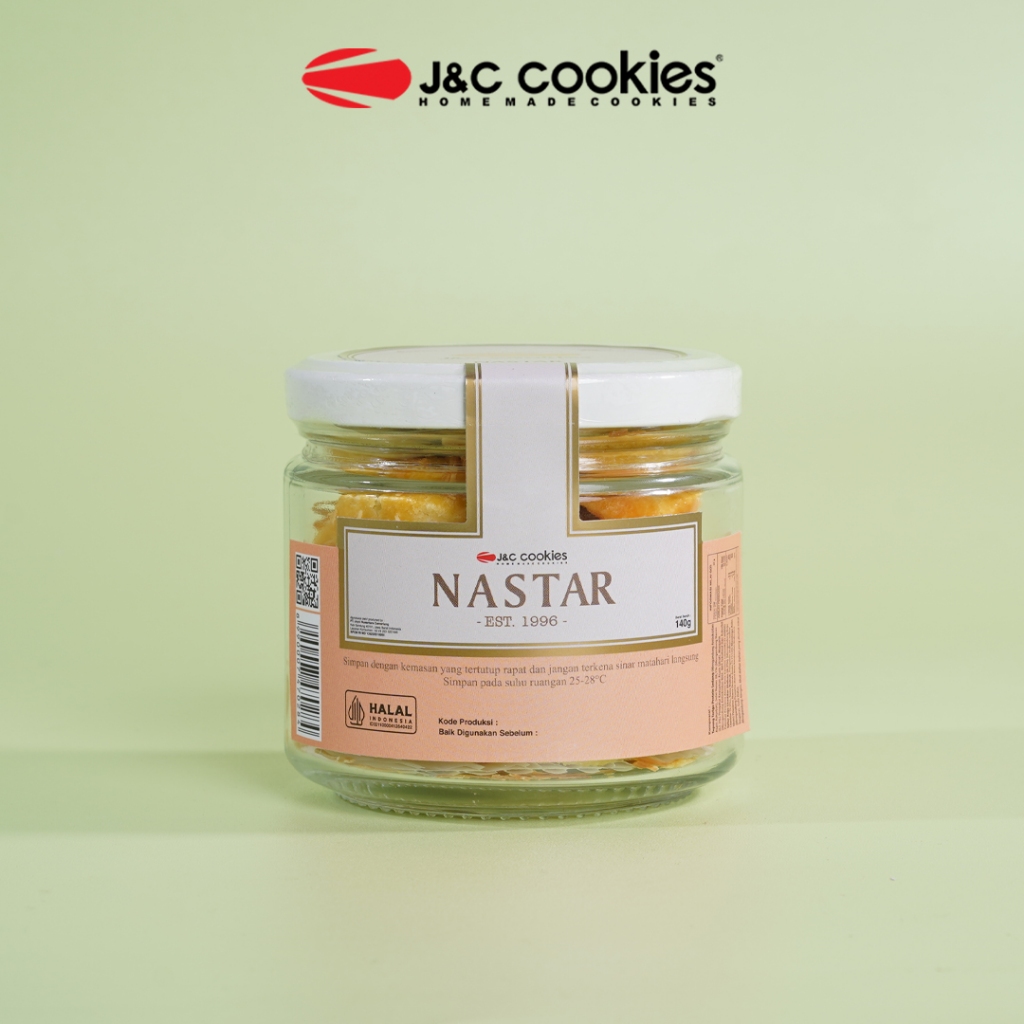 

Kue Kering Nastar JNC J&C Cookies Jar Kaca