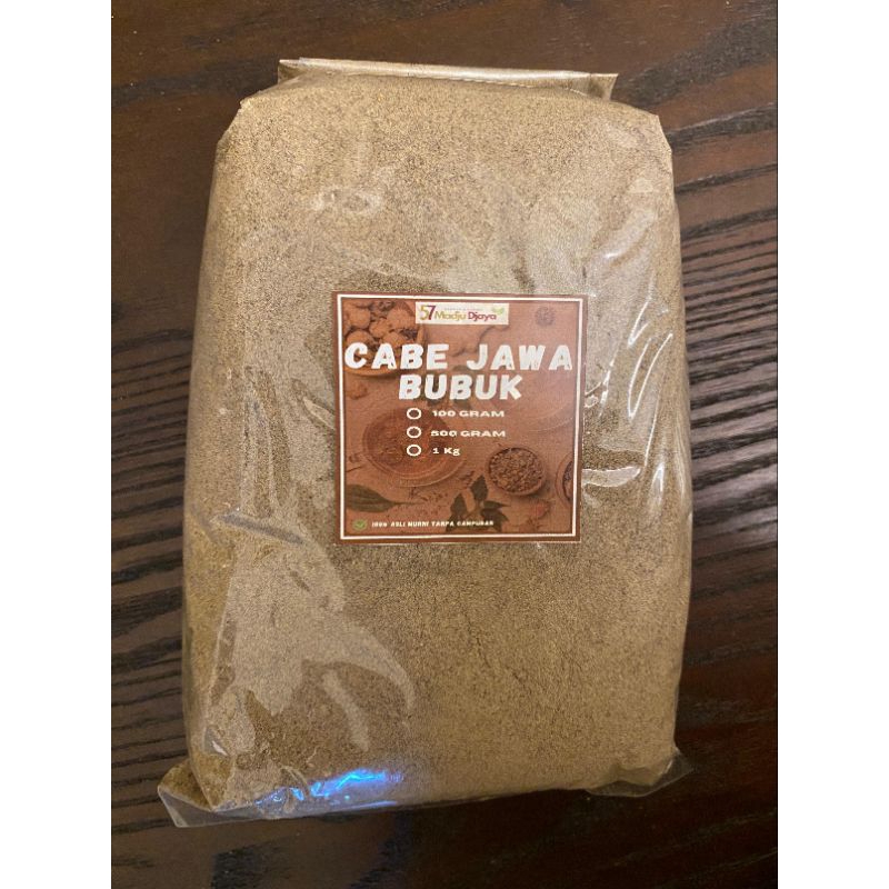 

Cabe jawa bubuk 1 kg murni tanpa campuran