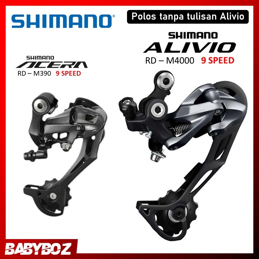 BABYBOZ - RD SHIMANO ALIVIO ACERA TOURNEY TaffSPORT Eagle  6 7 8 9 Speed Rear Derailleur - RD-M4000 
