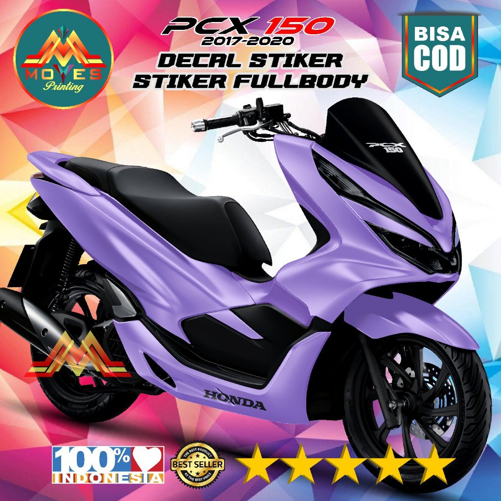 COD Sticker Decal Full Body Honda PCX 150 Tahun 2017 2018 2019 2020 Decal Sticker PCX 150 POLOS Raci