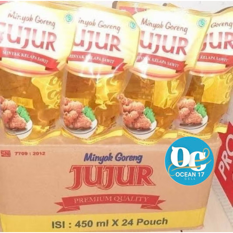 

minyak jujur 450ml isi 24 pouch