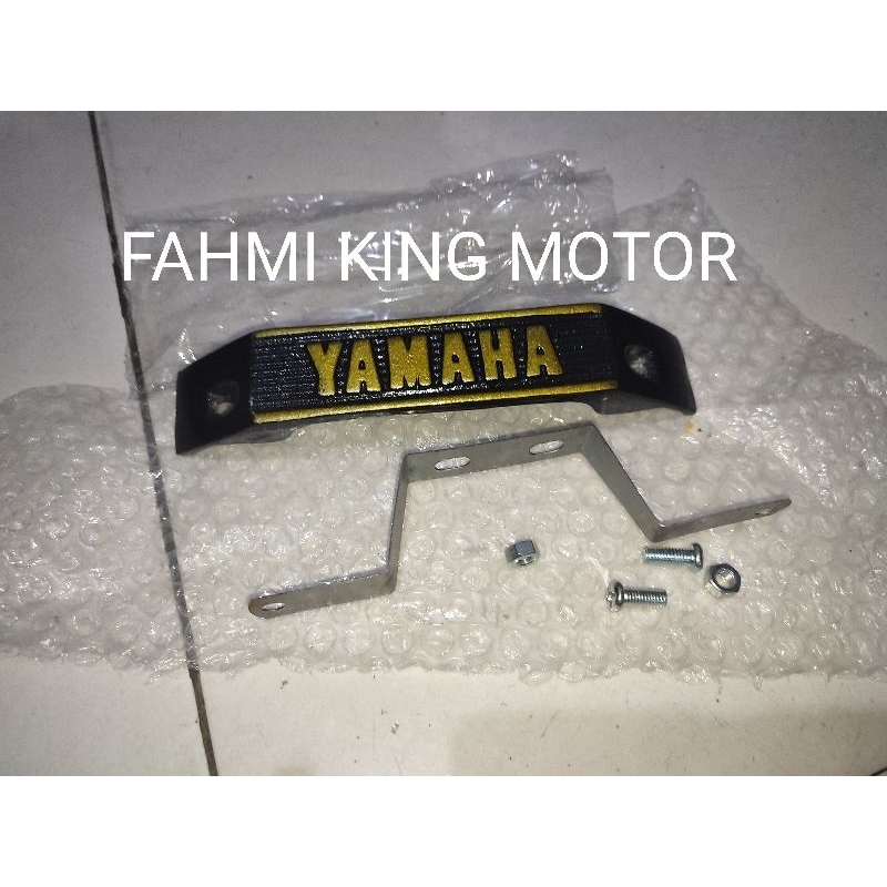 EMBLEM DASI KUMIS YAMAHA RX KING RXK RXS YT NON ORI HARGA UDAH NETT