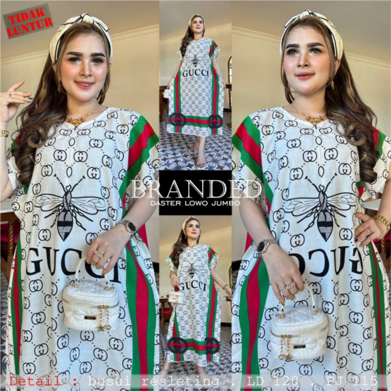 DASTER LOWO JUMBO MOTIF GUCCI LEBAH LD 130CM BAHAN RAYON