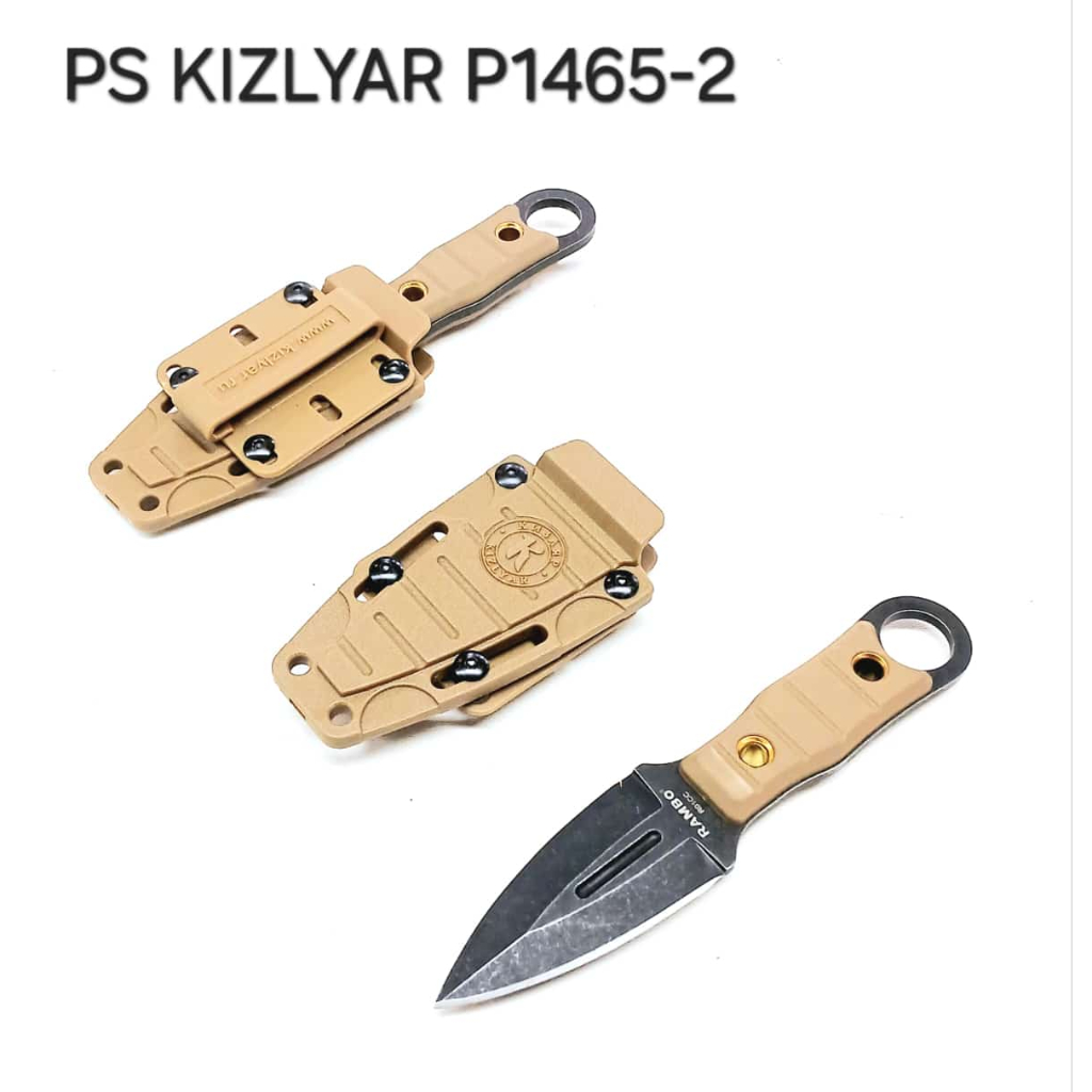 Pisau Survival Rambo P1465-2 Camping Outdoor Tactical