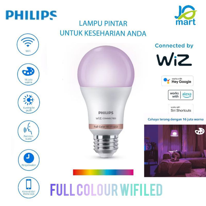Lampu Philips Smart WIFI LED Full Colour RGB