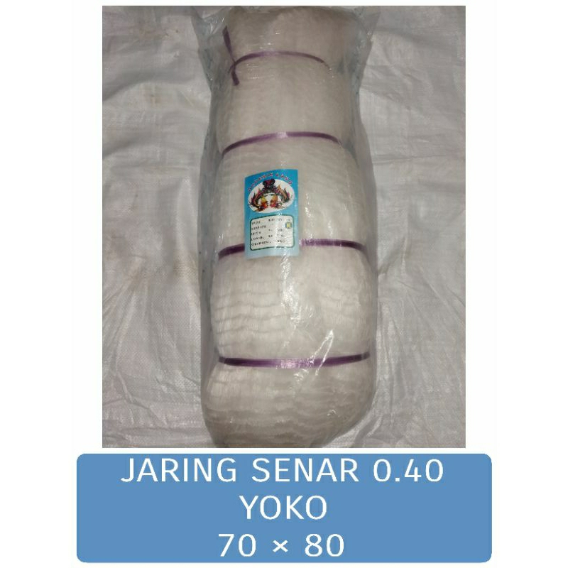 JARING SENAR 0.40 MM 70x80 YOKO JARING IKAN