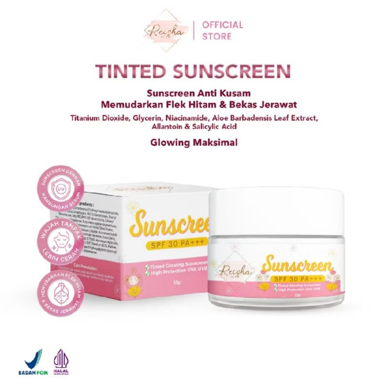 

Noera Tinted Sunscreen Reisha Glow Tinted Sunscreen SPF 30 PA+++ I Sunscreen Super Glowing Noera Sunscreen Tint Moisturizer | Instant White Day Cream | Sunblock BB cream | Sunscreen Anti Kusam
