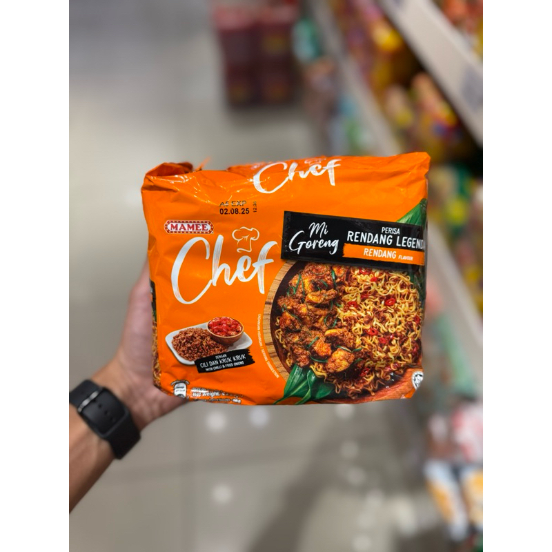 

mamee chef lontong / tom yum thai 4+1 / laksa kari / ayam pedas shiitake / rendang legenda