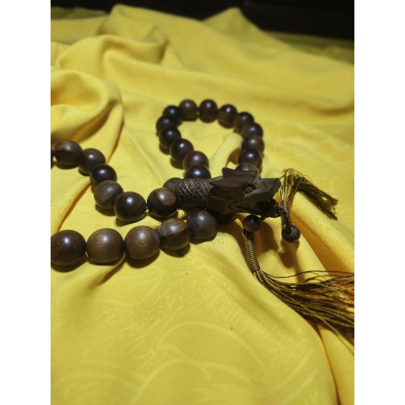 MAKRIFATBUSINESS Tasbih Kayu GALIH NOGOSARI NAGASARI POLENG  33 Biji 16 mm