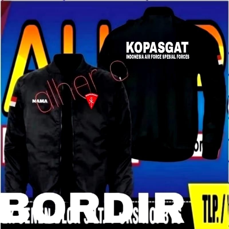 Jaket bordir KOPASGAT Jaket KOPASGAT jaket bomber KOPASGAT jaket kerja KOPASGAT jaket seragam KOPASG
