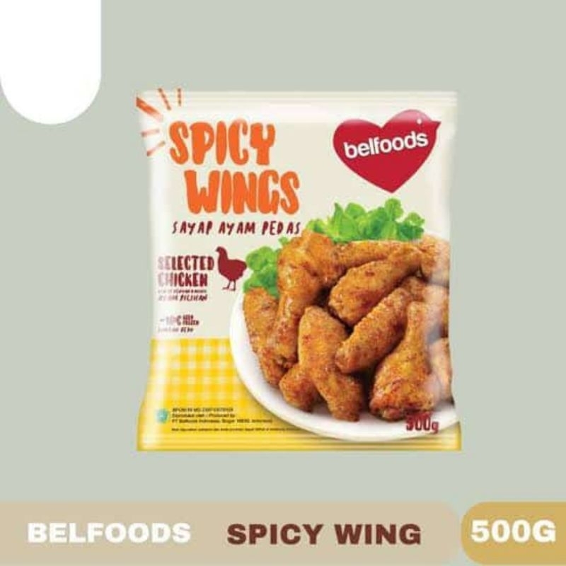 

belfoods spicy wings 500gr