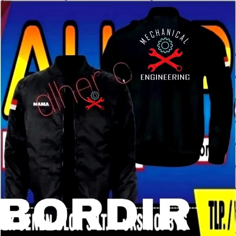 jaket bordir mechanical engineering jaket mechanical engineering jaket bomber mechanical engineering