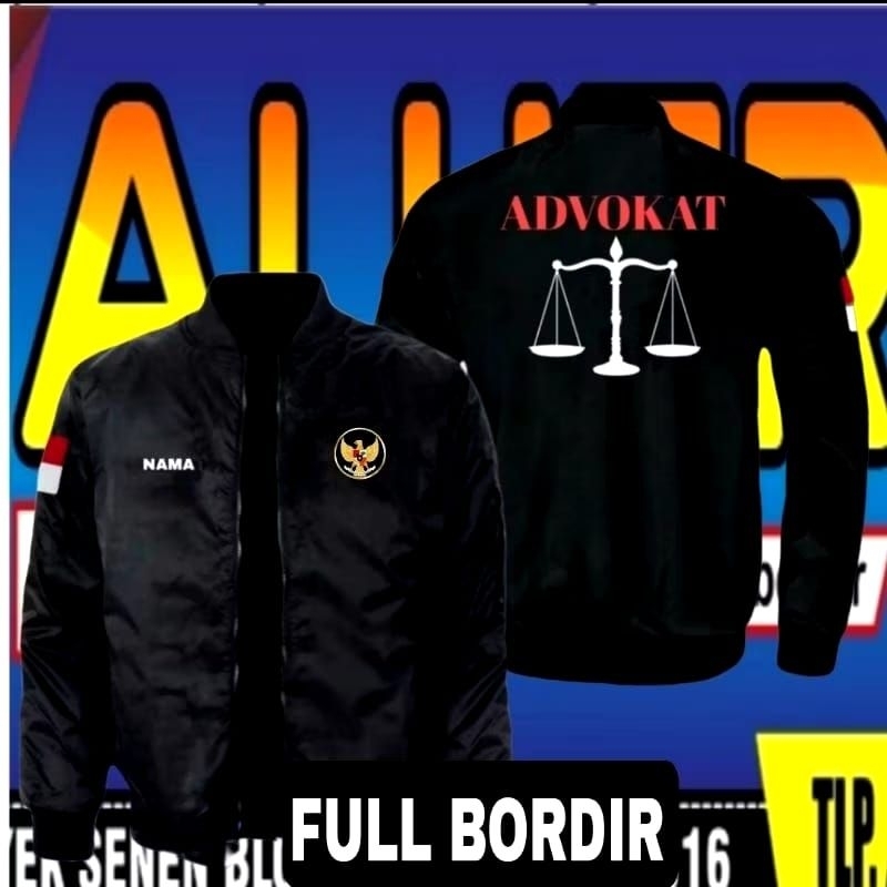 Jaket bordir advokat jaket advokat jaket bomber advokat jaket kerja advokat jaket seragam advokat ja