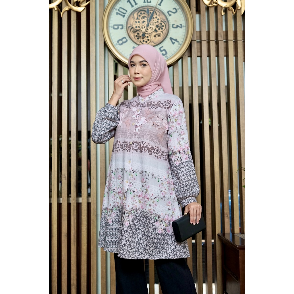 Kamari tunik katun printing premium motif terbaru ori by Kamari TUNIK ONLY