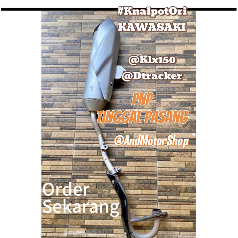 Knalpot Ori Dtracker 150 Kawasaki klx Bf