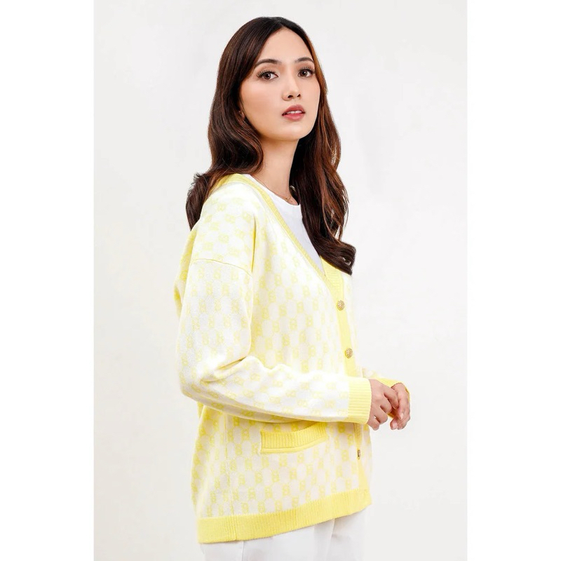 Signature Monogram Cardigan Benang Jarum