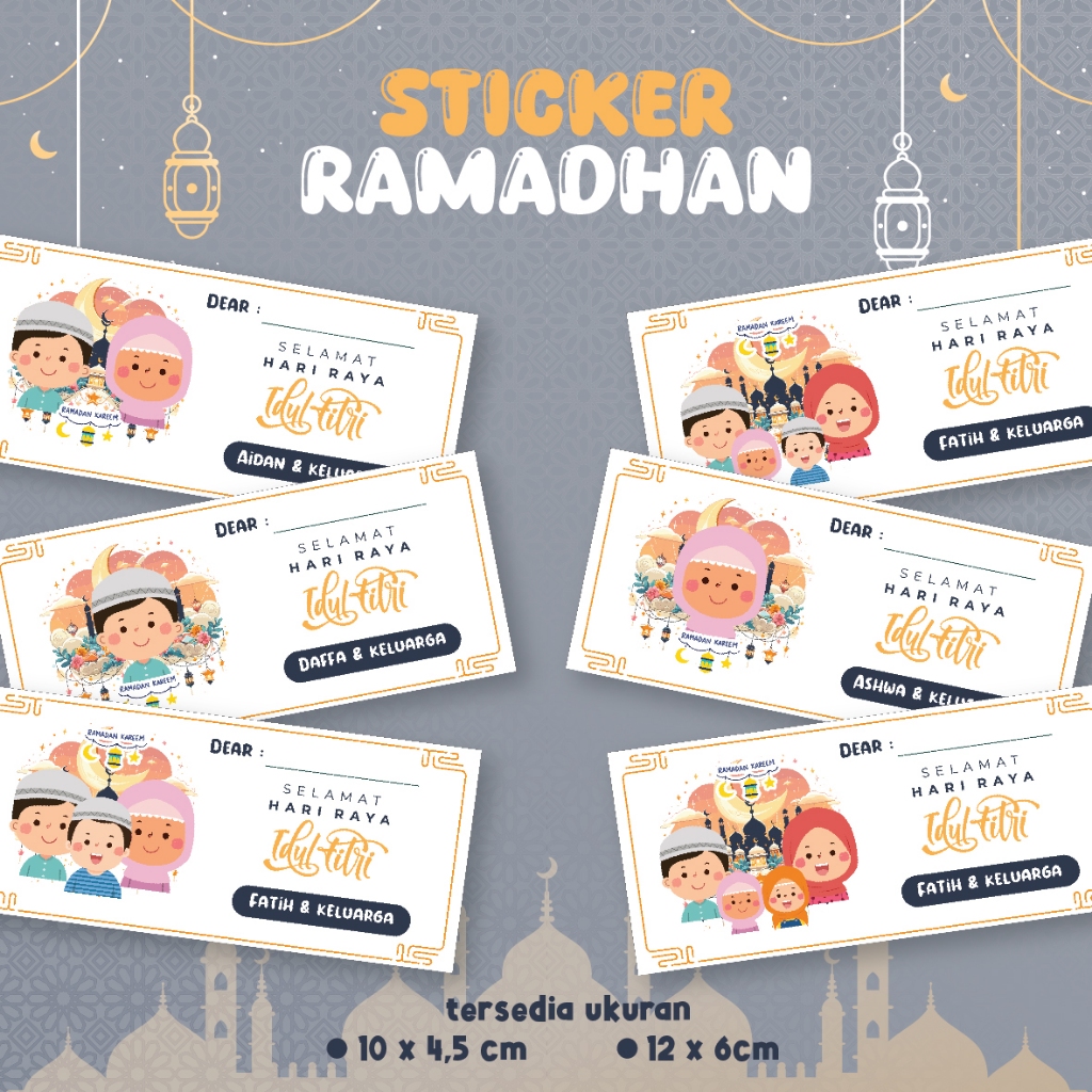 

Sticker Ramadhan Custom untuk Hadiah Ramadan Stiker Nastar, Hampers Ramadhan Custom Nama dan Tulisan