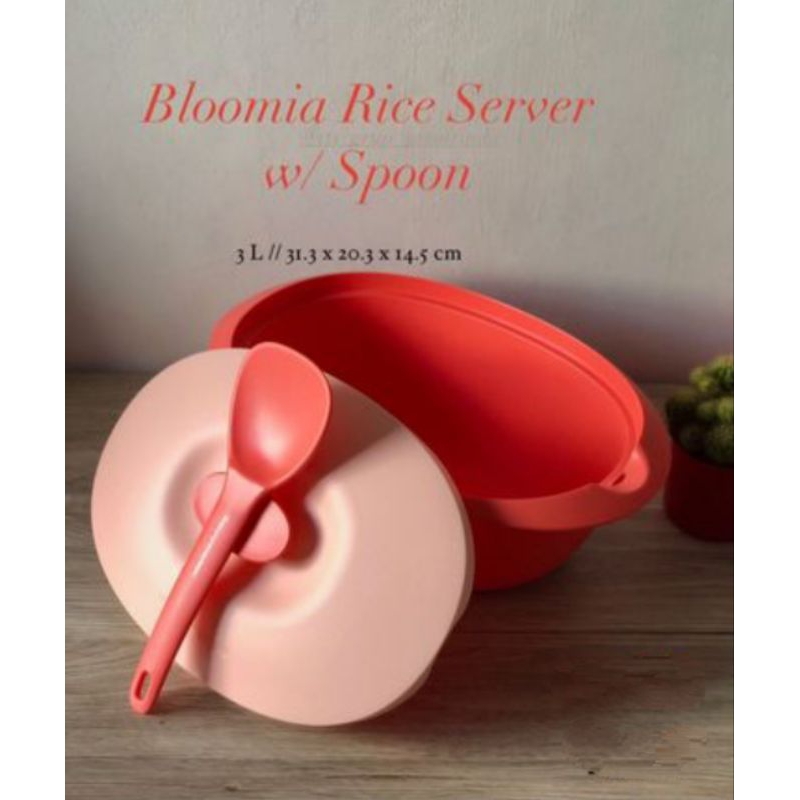 TUPPERWARE WADAH SAJI MAKANAN BLOSSOM RICE SERVER